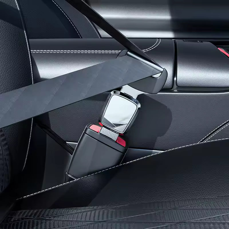 Car Seat Belt Extender Safety Buckle Thick Insert: 1/2PCS Socket Lock Plug Automotive Accessory